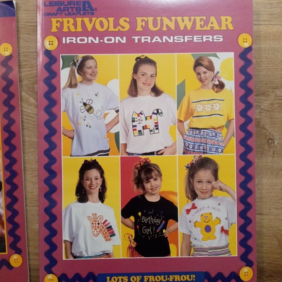 Frivols Funwear Iron-On Transfers book and workbook - vintage - Picture 4 of 6